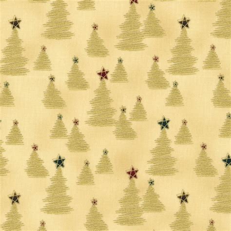 metallic gold trees fabric|metallic gold on cream fabric.